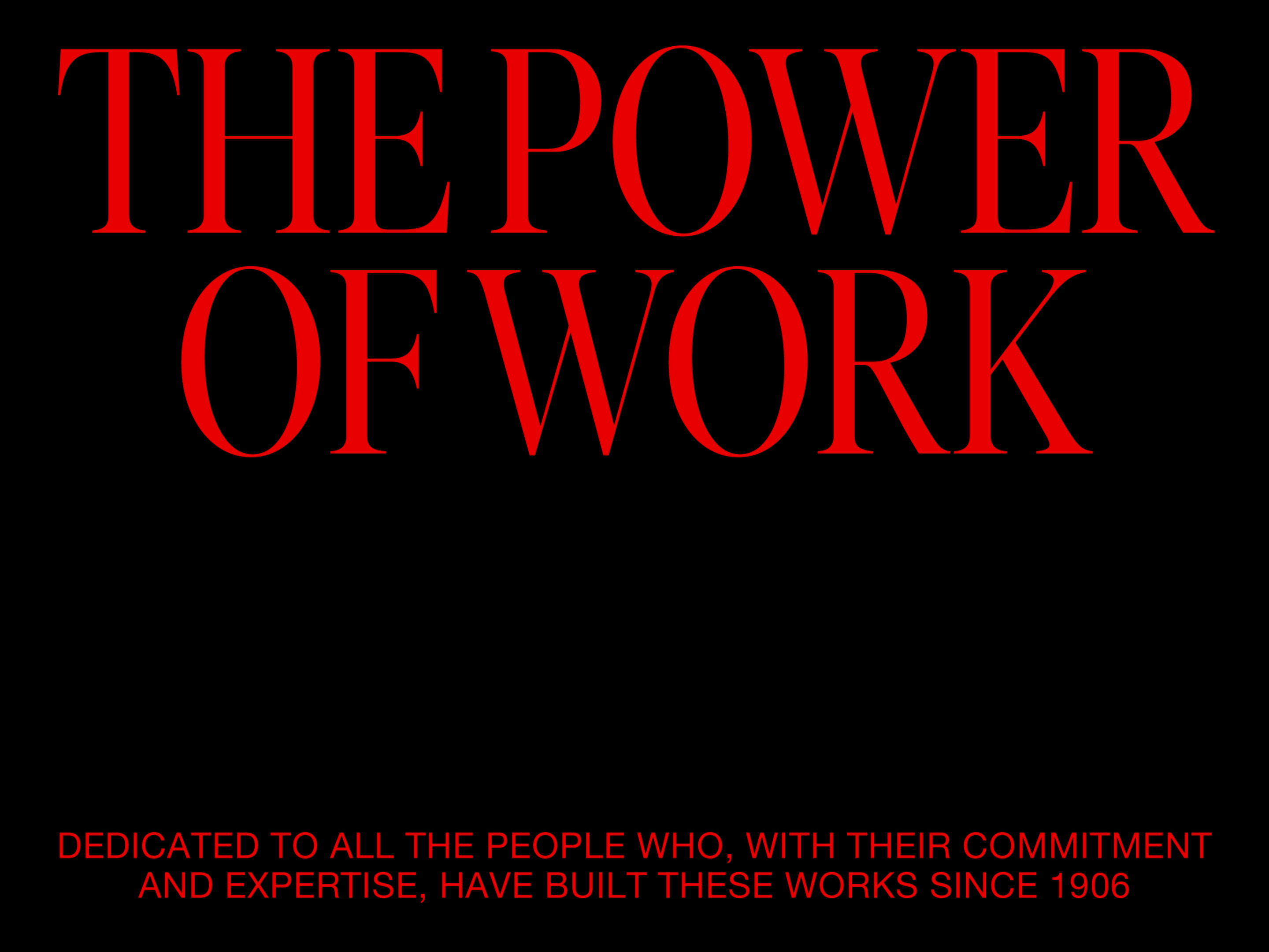 Anteprima: Webuild, The Power of Work